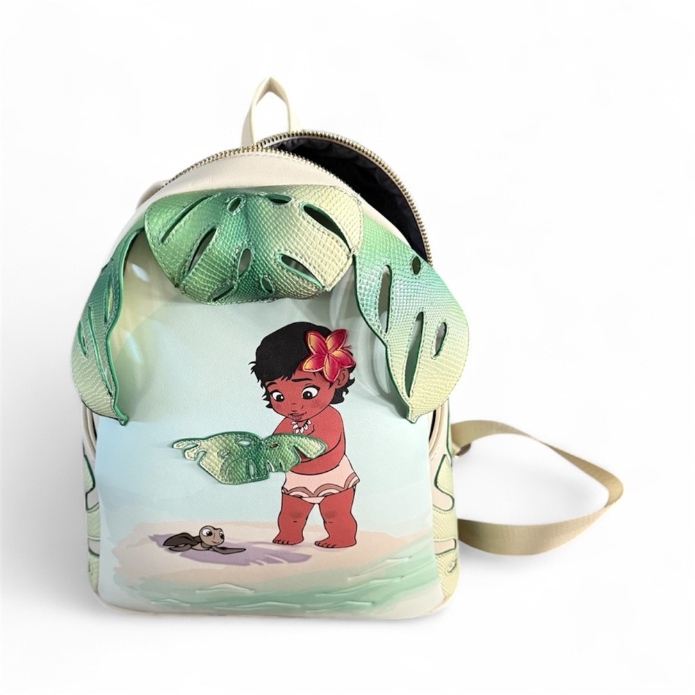 Danielle Nicole Disney Moana Baby Moana Monstera Leaf Mini Backpack BoxLunch